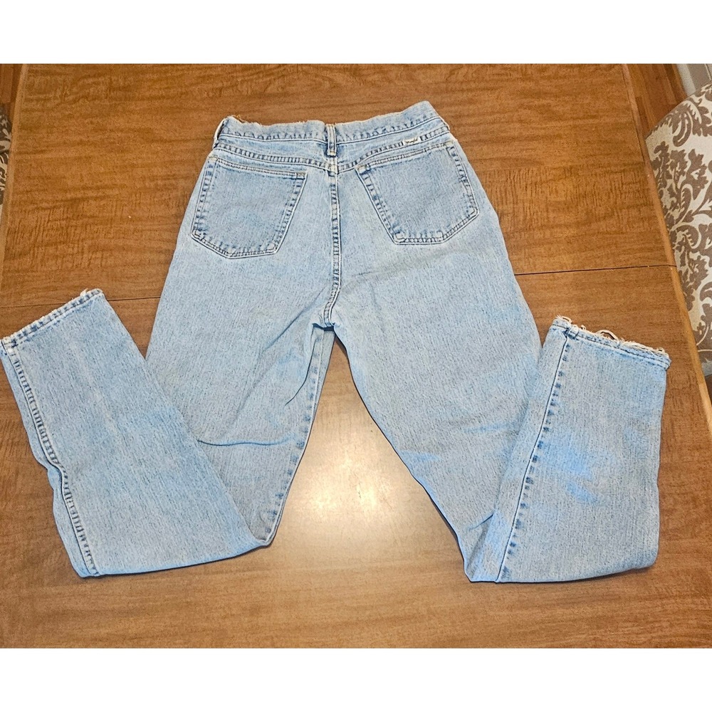 Vintage Wrangler Button Fly Light Wash High Waist Mom Jeans 13/14x34 WJ2
